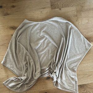 Cozy Beige Poncho